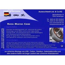 Reifenmontagepaste Reifenmontierpaste gelb für LKW 5 Kg