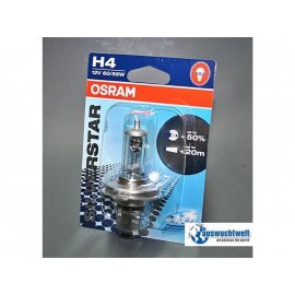 Lampe H4 12V 60/55W + 50% Silverstar von Osram 1Stück