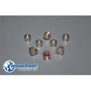 Stahl Ventilkappe kurz 6,7mm Staubkappe vernickelt...
